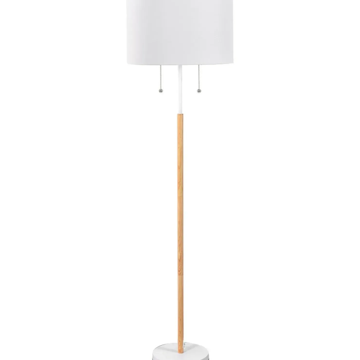 Ponadczasowa lampa podłogowa do sypialni LP-0304/2F WH FOGO | Kaja*Sklep Kaja Flash Sale