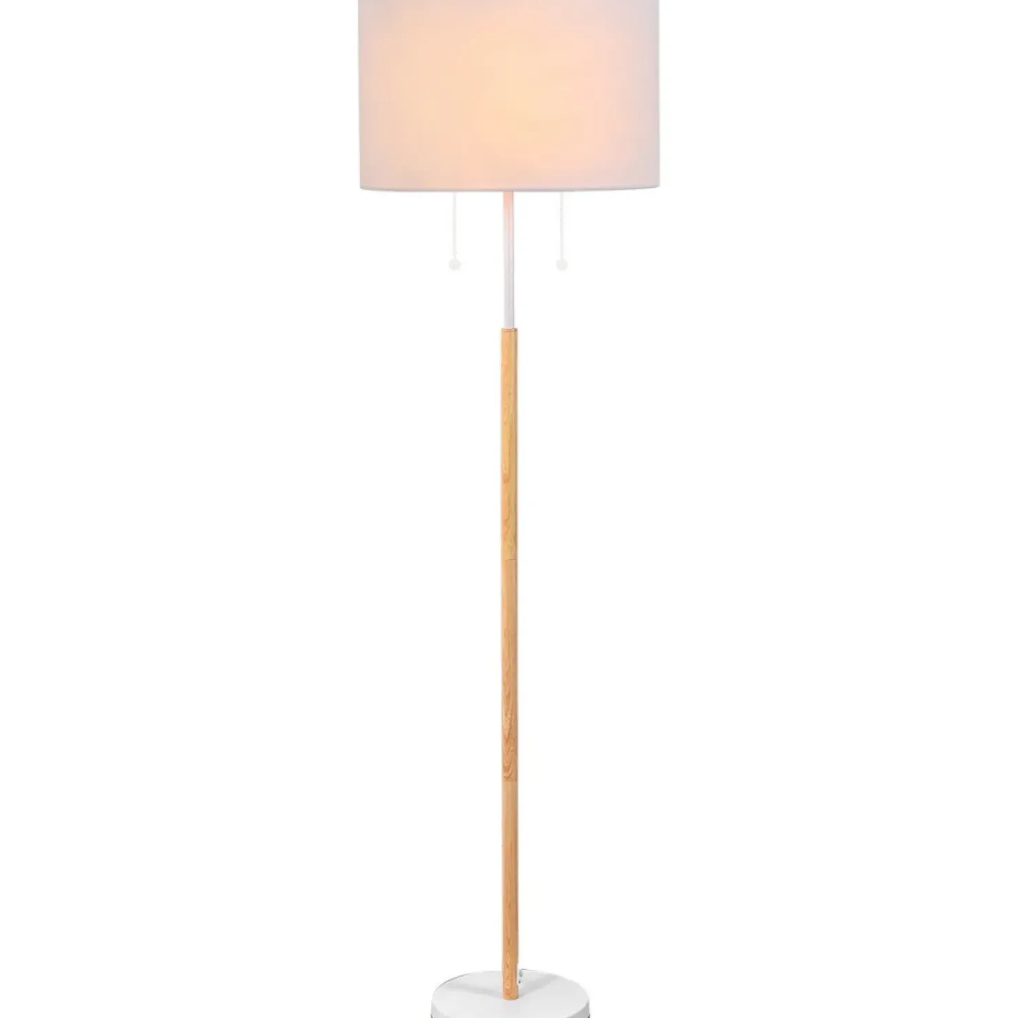 Ponadczasowa lampa podłogowa do sypialni LP-0304/2F WH FOGO | Kaja*Sklep Kaja Flash Sale