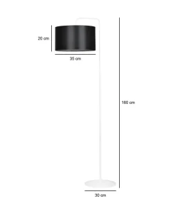 Ponadczasowa lampa stojąca do sypialni 571/1 TRAPO | Kaja Oświetlenie*Sklep Kaja Flash Sale