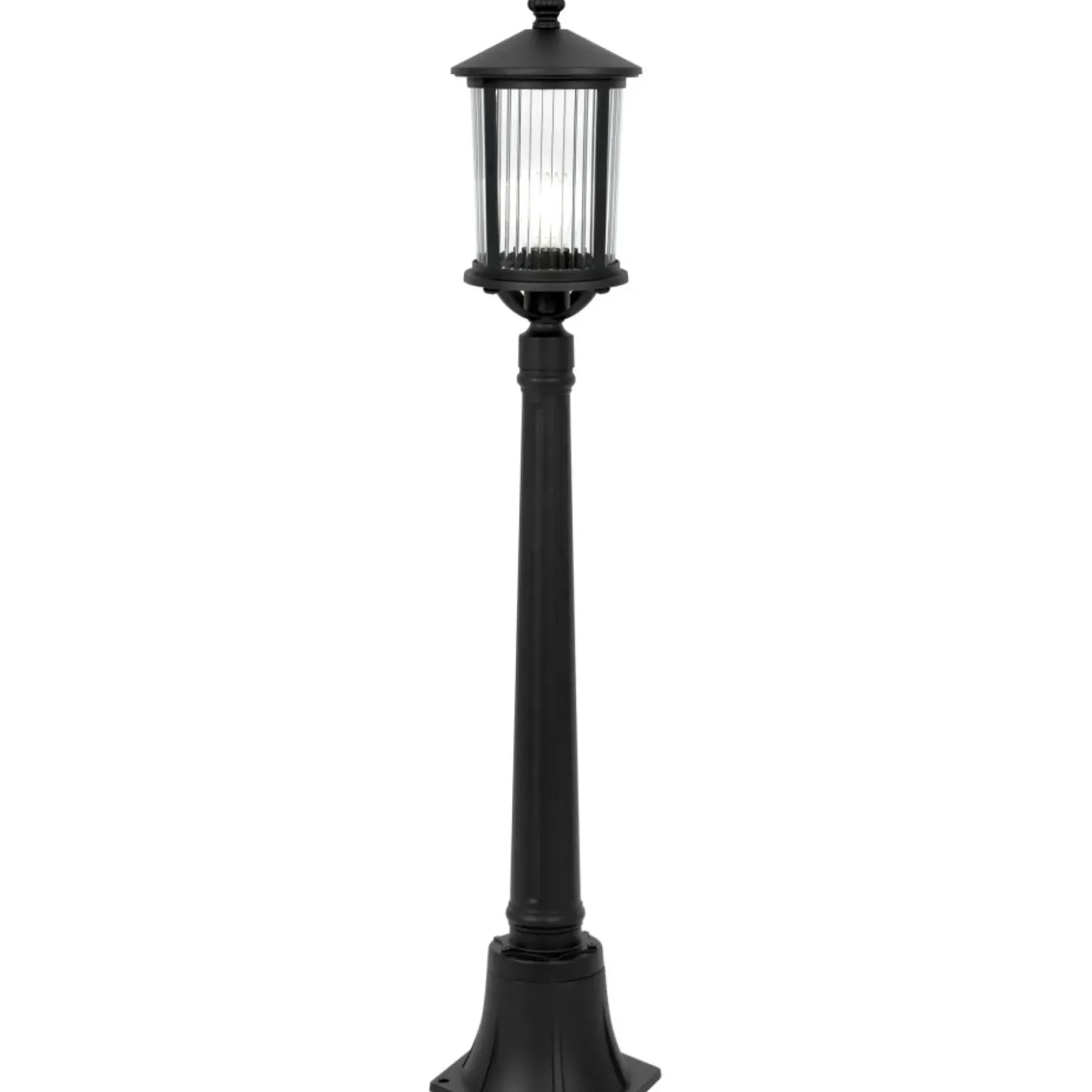 Ponadczasowa lampa stojąca ogrodowa, czarna K-8222 z serii MIAMI*Sklep Kaja Sale