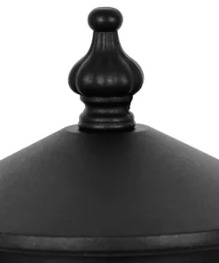 Ponadczasowa lampa stojąca ogrodowa, czarna K-8222 z serii MIAMI*Sklep Kaja Sale