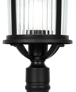 Ponadczasowa lampa stojąca ogrodowa, czarna K-8222 z serii MIAMI*Sklep Kaja Sale