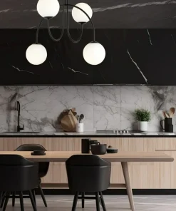 Best Sale Sklep Kaja Ponadczasowa lampa sufitowa z kloszami 1288/4A z serii ARCHI | Kaja