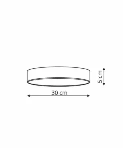 Ponadczasowa lampa sufitowa LED LP-433/1C 3S BK RAPIDO | Kaja*Sklep Kaja Shop