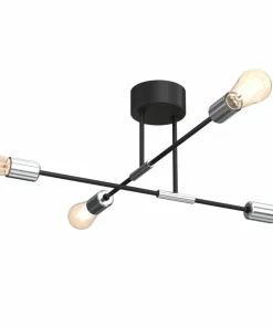 Sale Sklep Kaja Ponadczasowa lampa sufitowa, na cztery żarówki LX 3909 z serii FLAME