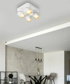 Discount Sklep Kaja Ponadczasowa lampa sufitowa ze spotami ML9940 ANDY | Kaja Oświetlenie