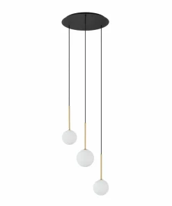 Cheap Sklep Kaja Ponadczasowa lampa wisząca ze złotymi elementami 10304 KARO | Kaja