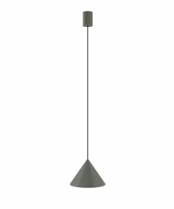 Best Sale Sklep Kaja Ponadczasowa lampa wisząca, stożkowy klosz ⌀20,5cm 10881 ZENITH | Kaja szary