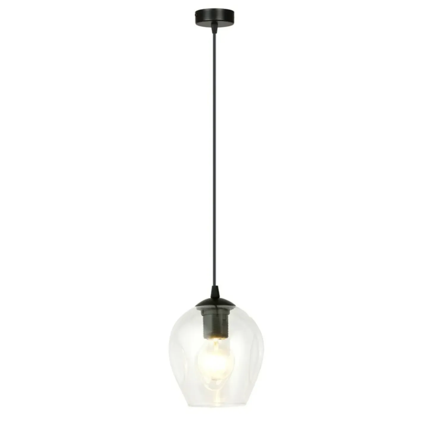 Fashion Sklep Kaja Ponadczasowa lampa wisząca, ozdobny klosz 679/1 ISTAR | Kaja