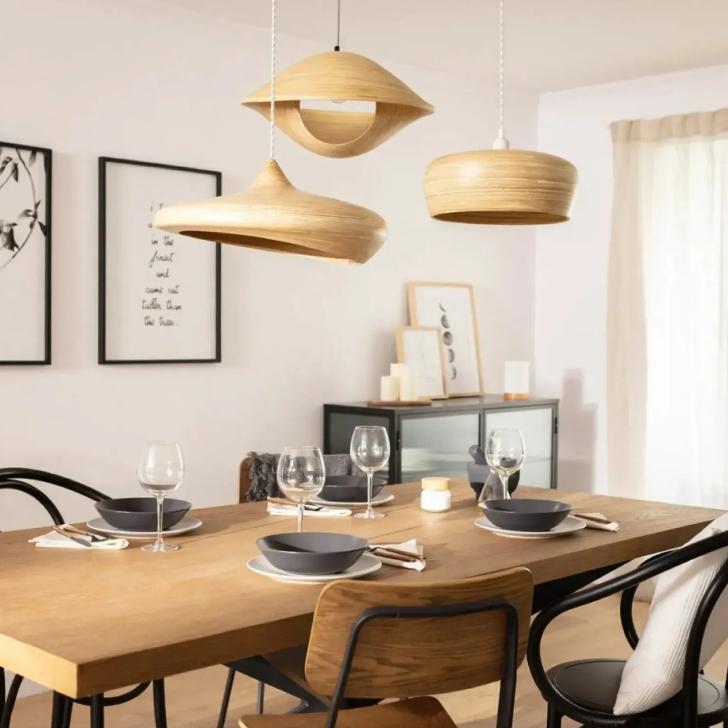 Store Sklep Kaja Ponadczasowa lampa wisząca do kuchni ABR-LW4-BH-E27 BOHO | Kaja brązowy