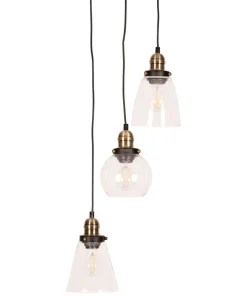 Best Sale Sklep Kaja Ponadczasowa lampa wisząca do sypialni K-8036B-3 SAMANTA | Kaja czarny