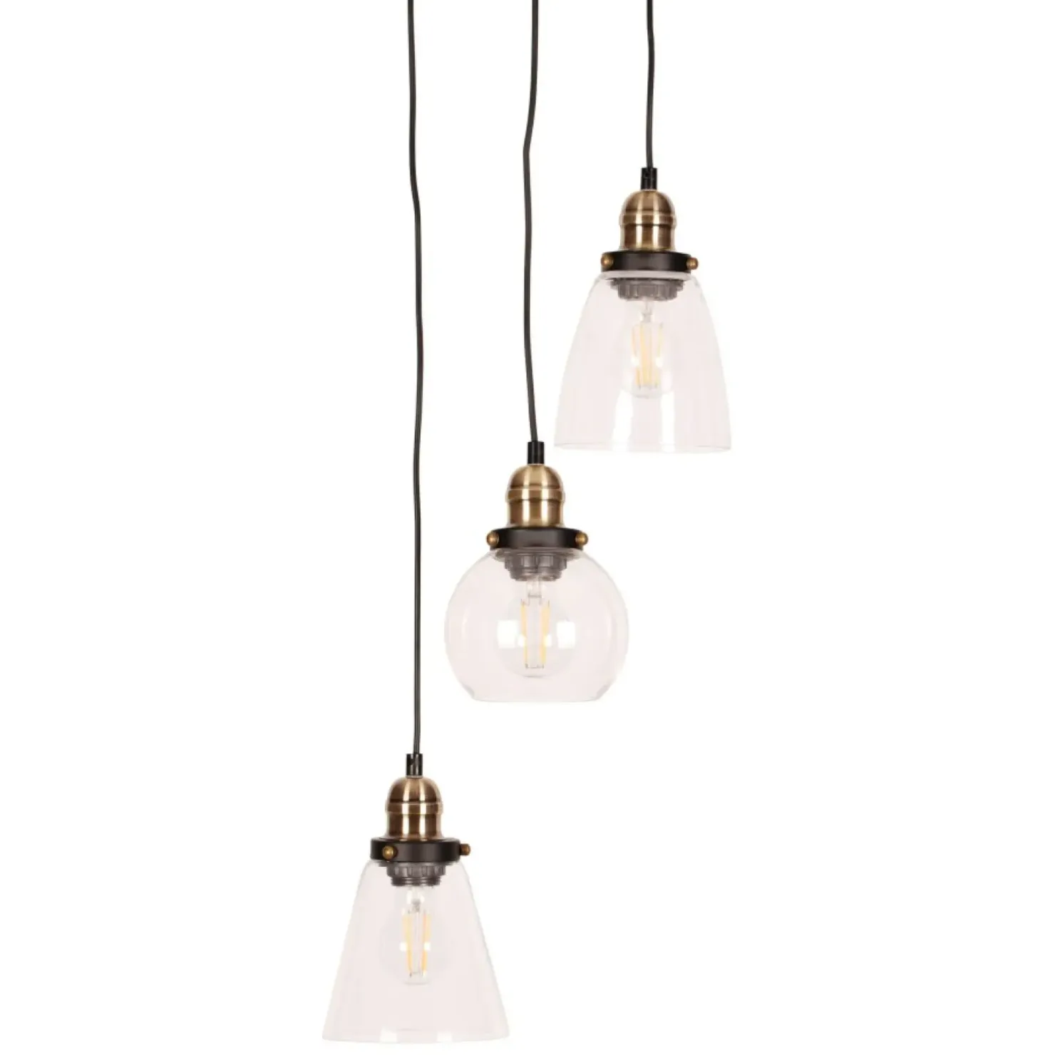 Best Sale Sklep Kaja Ponadczasowa lampa wisząca do sypialni K-8036B-3 SAMANTA | Kaja czarny