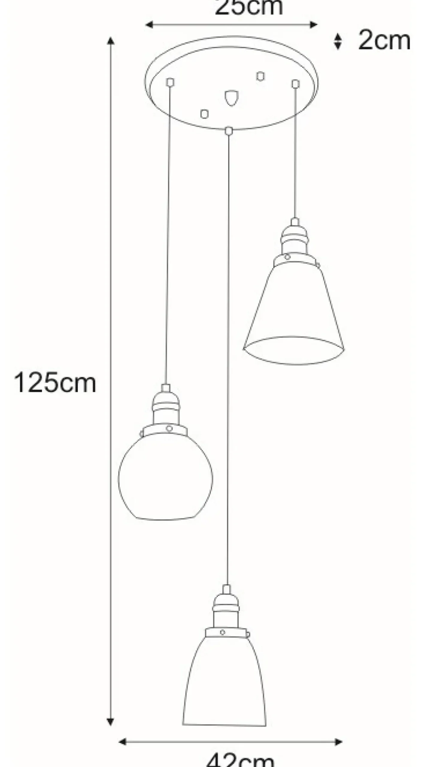 Best Sale Sklep Kaja Ponadczasowa lampa wisząca do sypialni K-8036B-3 SAMANTA | Kaja czarny