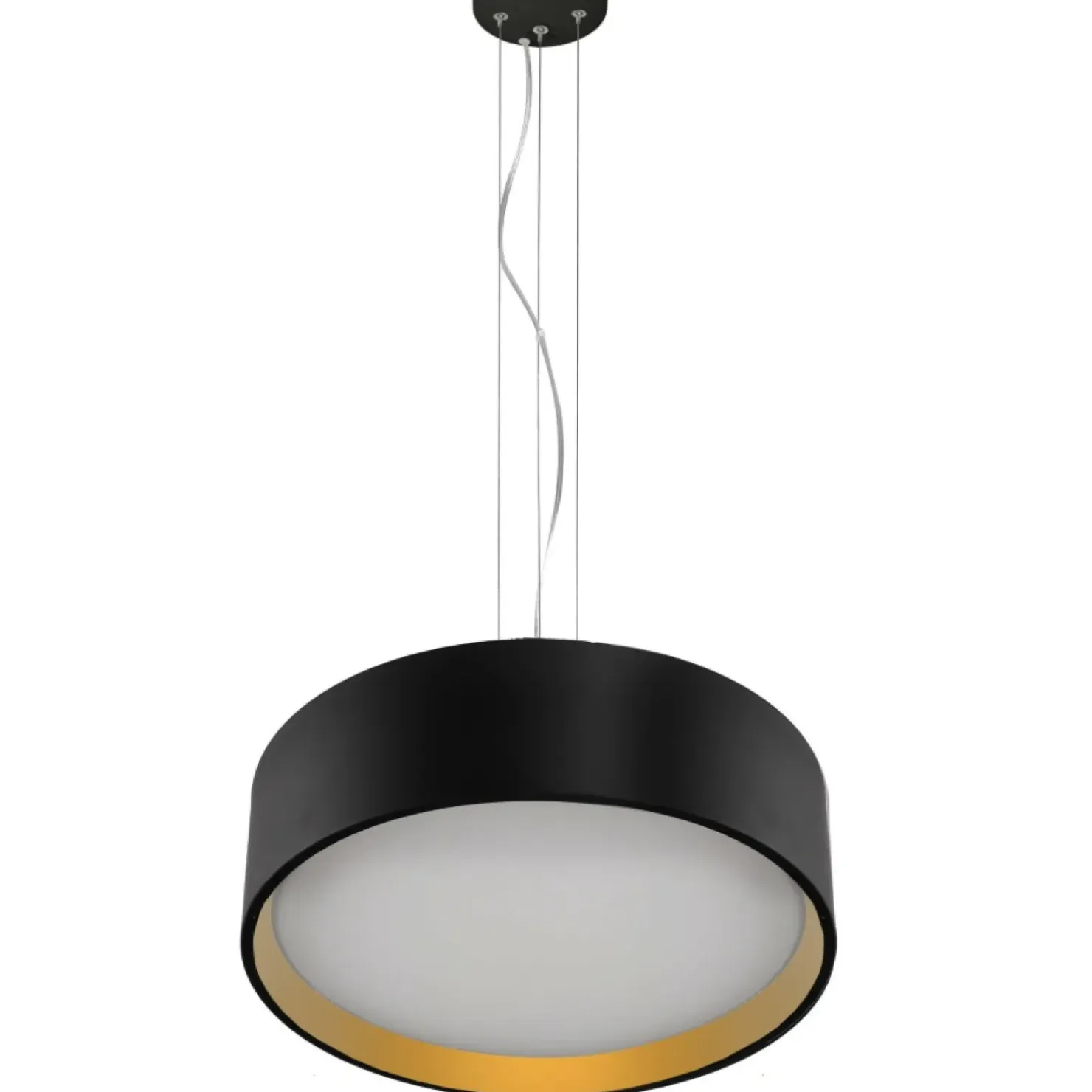 Clearance Sklep Kaja Ponadczasowa lampa wisząca LP-043/1P BK/GD HUDSON | Kaja Oświetlenie