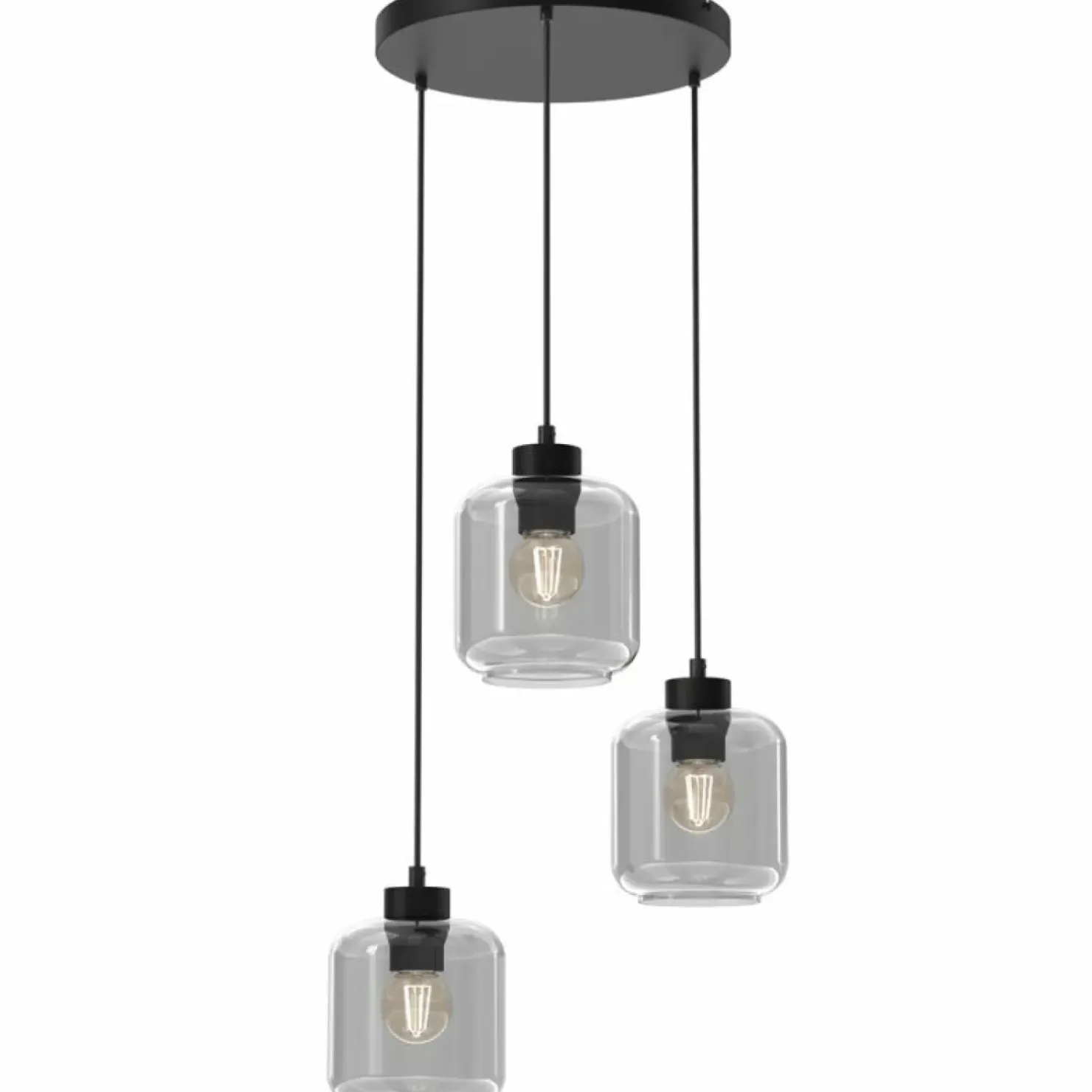 Sale Sklep Kaja Ponadczasowa lampa wisząca, klosze słoiki MLP8375 SOMBRA | Kaja