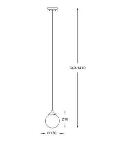 Best Sklep Kaja Ponadczasowa lampa wisząca P0454-01D-F7AC RIANO| Kaja Oświetlenie