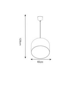 Best Sklep Kaja Ponadczasowa lampa wisząca do kuchni P18143B SURIN| Kaja Oświetlenie