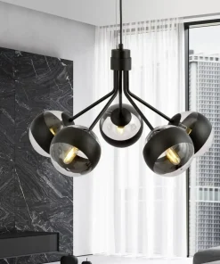Shop Sklep Kaja Ponadczasowa lampa wisząca z 5 kloszami 1139/5 NOVA | Kaja Oświetlenie
