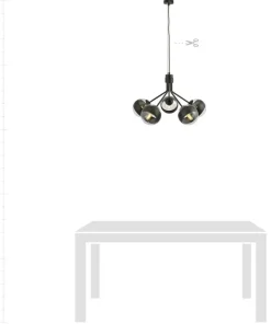 Shop Sklep Kaja Ponadczasowa lampa wisząca z 5 kloszami 1139/5 NOVA | Kaja Oświetlenie