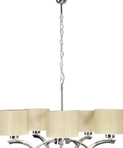 Ponadczasowa lampa z beżowymi abażurami 35-04222 DRAGA | Kaja*Sklep Kaja Store