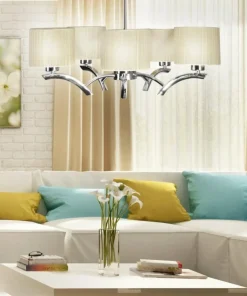 Ponadczasowa lampa z beżowymi abażurami 35-04222 DRAGA | Kaja*Sklep Kaja Store