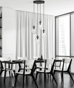 Best Sale Sklep Kaja Ponadczasowa lampa z podłużnymi kloszami 1265/4PREM z serii ASTRAL