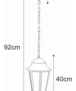 Ponadczasowa lampa zewnętrzna K-5006H LOZANA | Kaja Oświetlenie*Sklep Kaja Clearance