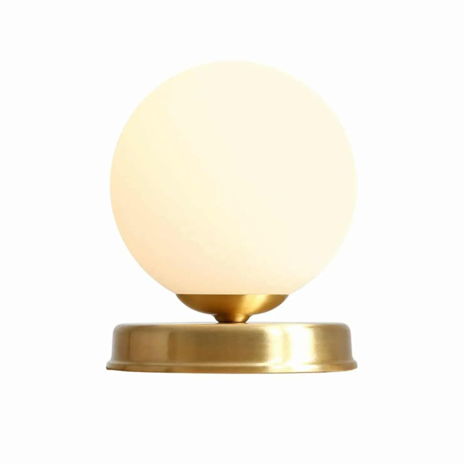Ponadczasowa lampka stołowa z okrągłym kloszem 1076B40_S z serii BALL*Sklep Kaja Shop