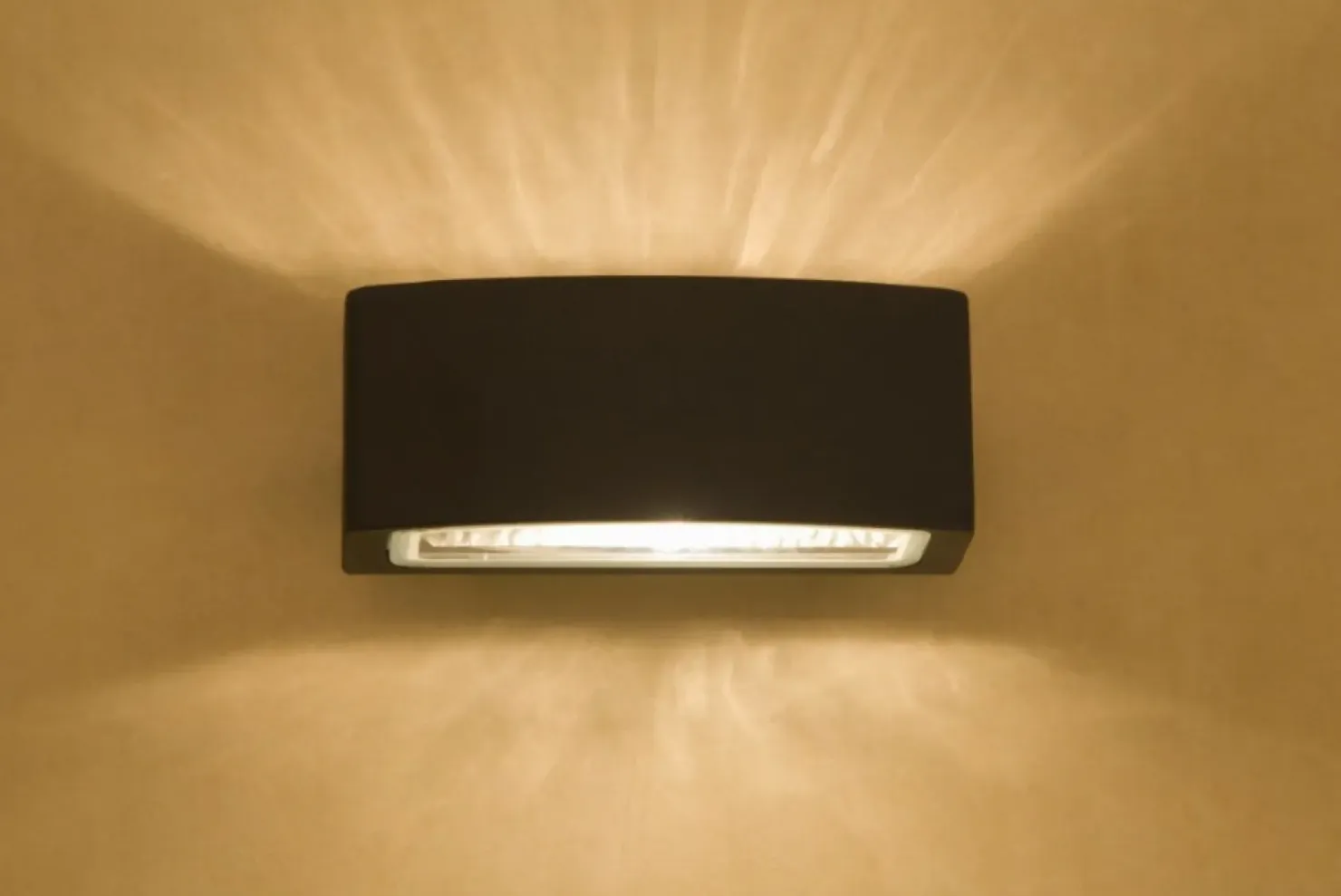 Ponadczasowa, podłużna lampa elewacyjna 3408 BRICK | Kaja Oświetlenie*Sklep Kaja Outlet