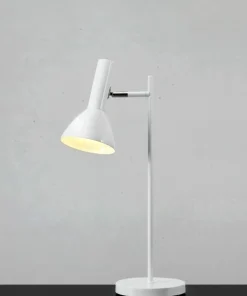 Ponadczasowa, regulowana, biała lampka biurkowa 108688 METRO | Kaja*Sklep Kaja Shop