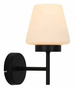 Ponadczasowy, czarno-biały kinkiet WL23005EB-BLREBEL | Kaja*Sklep Kaja Discount