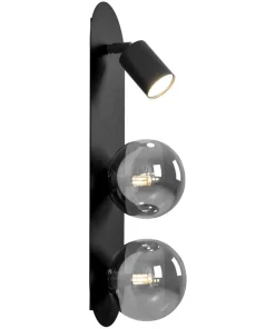 Ponadczasowy kinkiet ścienny, lampa z kloszami K-5483 z serii ARIES*Sklep Kaja Hot