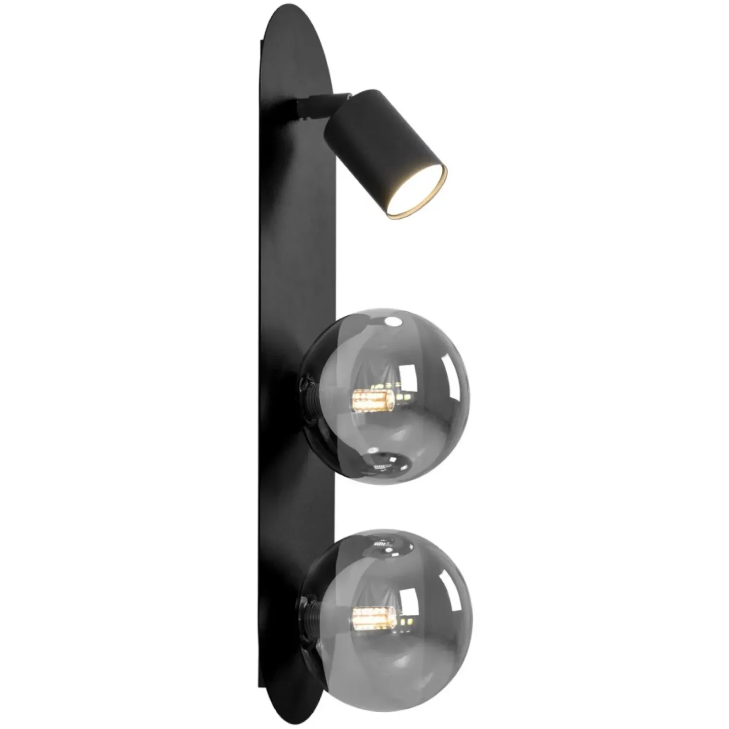 Ponadczasowy kinkiet ścienny, lampa z kloszami K-5483 z serii ARIES*Sklep Kaja Hot