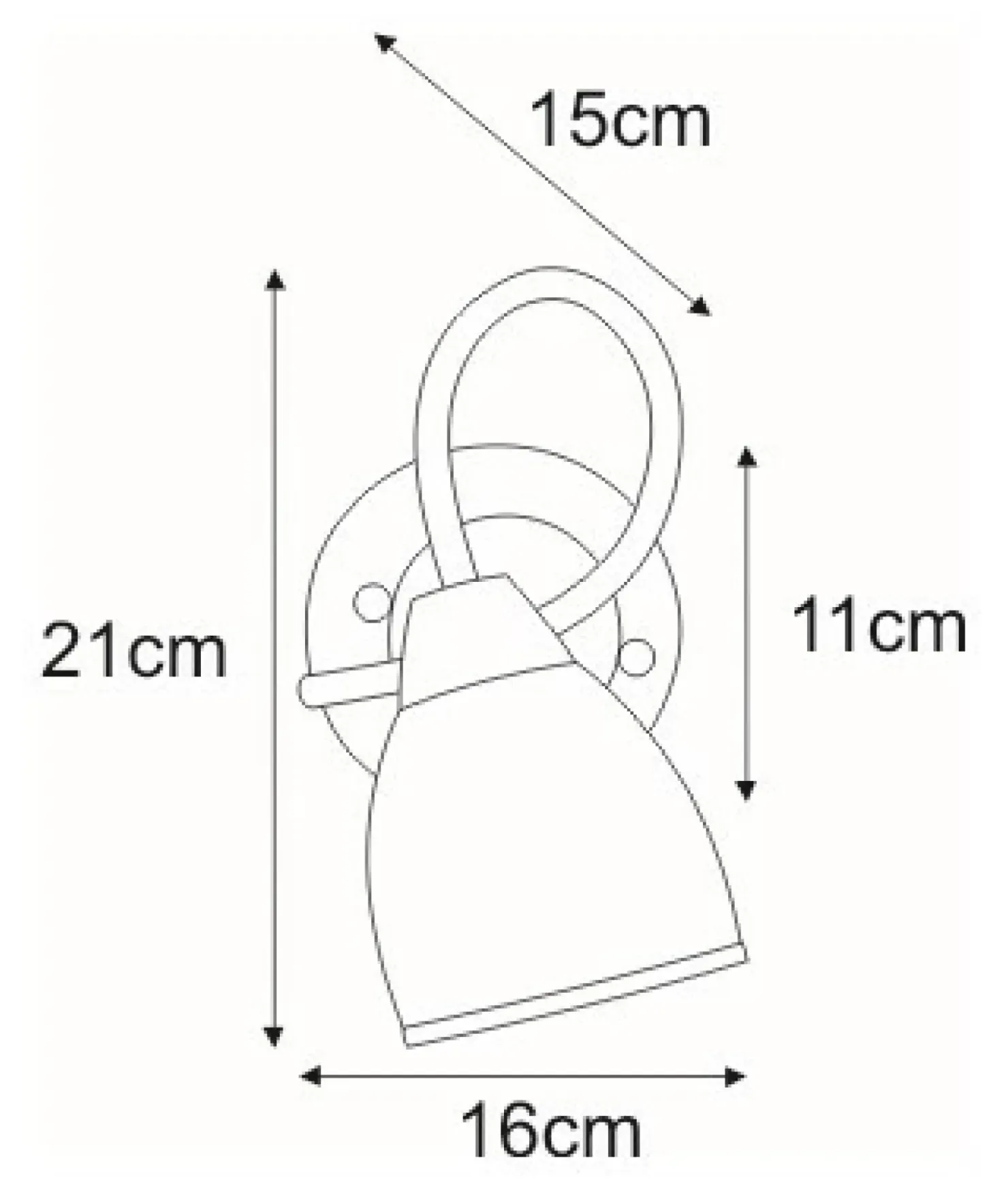 Ponadczasowy kinkiet K-JSL-8090/1W CHR SAMIRA | Kaja Oświetlenie*Sklep Kaja Discount