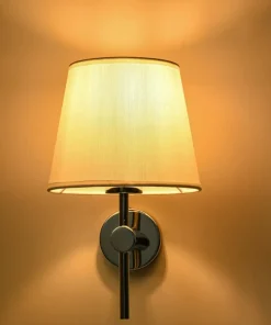 Ponadczasowy kinkiet z abażurem LP-1133/1W CH TIVOLI | Kaja*Sklep Kaja Shop