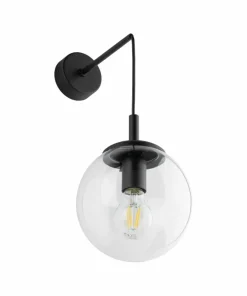Ponadczasowy kinkiet z kloszem TK 5387 ESME TRANSPARENT | Kaja*Sklep Kaja Flash Sale