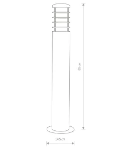 Ponadczasowy słupek 65cm w kolorze brązu 4906 HORN | Kaja Oświetlenie*Sklep Kaja Sale