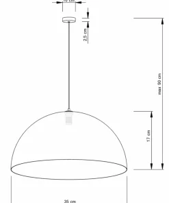 Flash Sale Sklep Kaja Ponadczasowy żyrandol do sypialni SIG 30146 z serii SFERA 35 B/MIEDŹ