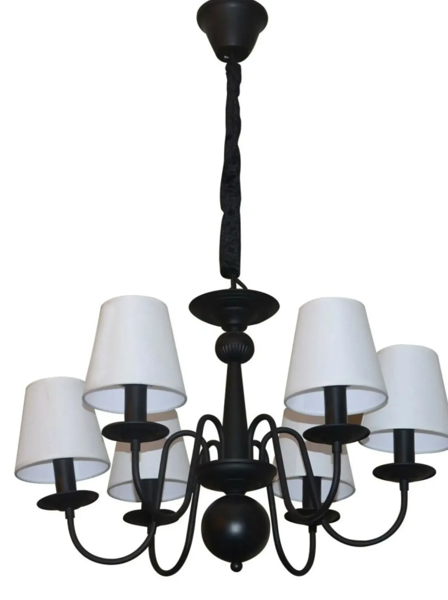 Ponadczasowy żyrandol z abażurami LP-88439/6P WERONA | Kaja*Sklep Kaja Shop