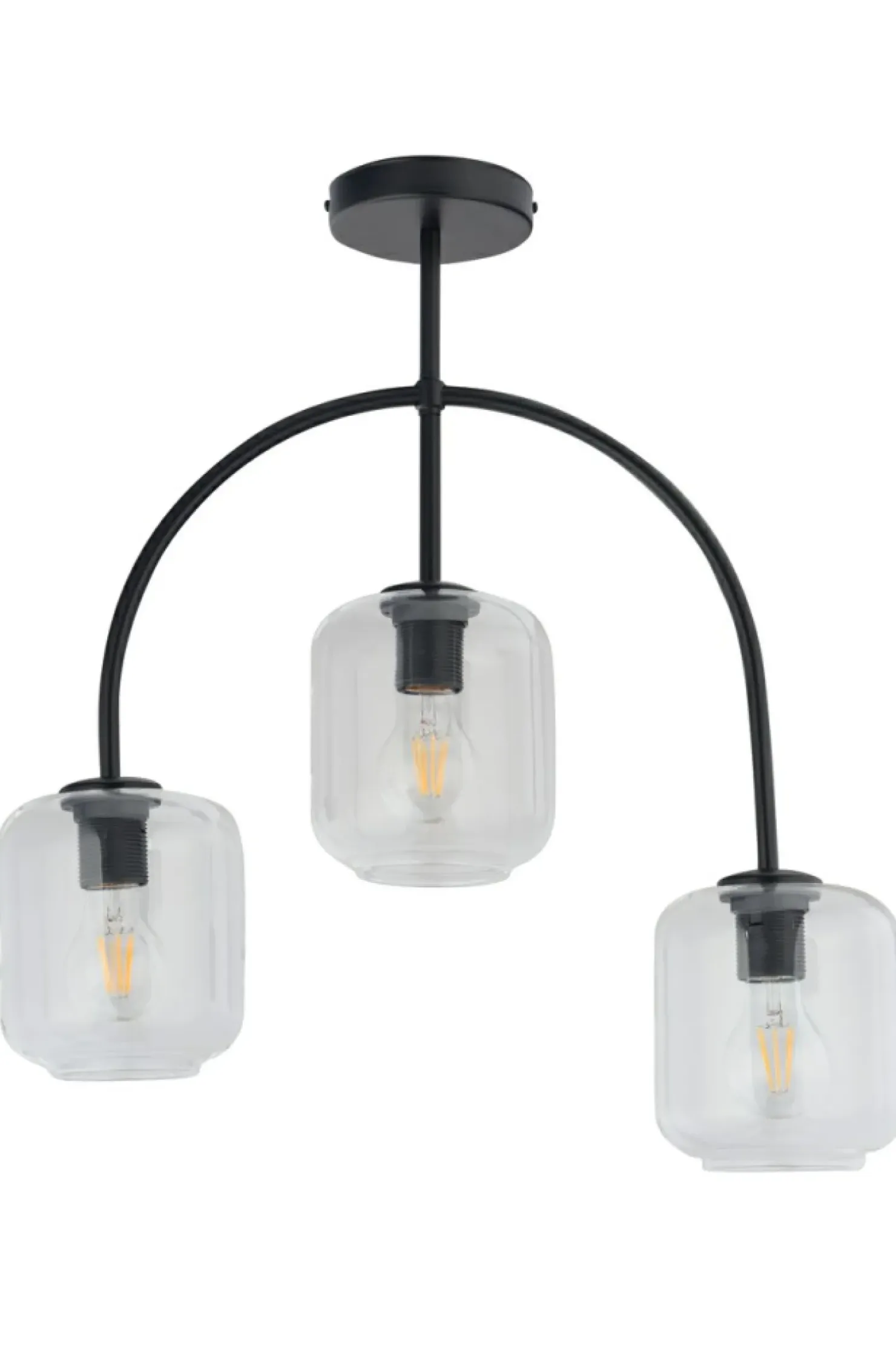 Cheap Sklep Kaja Potrójna, czarna lampa sufitowa do sypialni SIG 32245 z serii SHINE