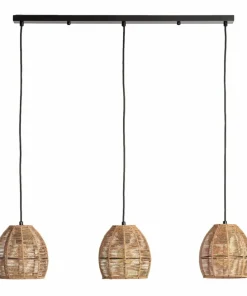 Online Sklep Kaja Potrójna, dekoracyjna lampa wisząca ABR-LW9-BH-E27 BOHO | Kaja brązowy