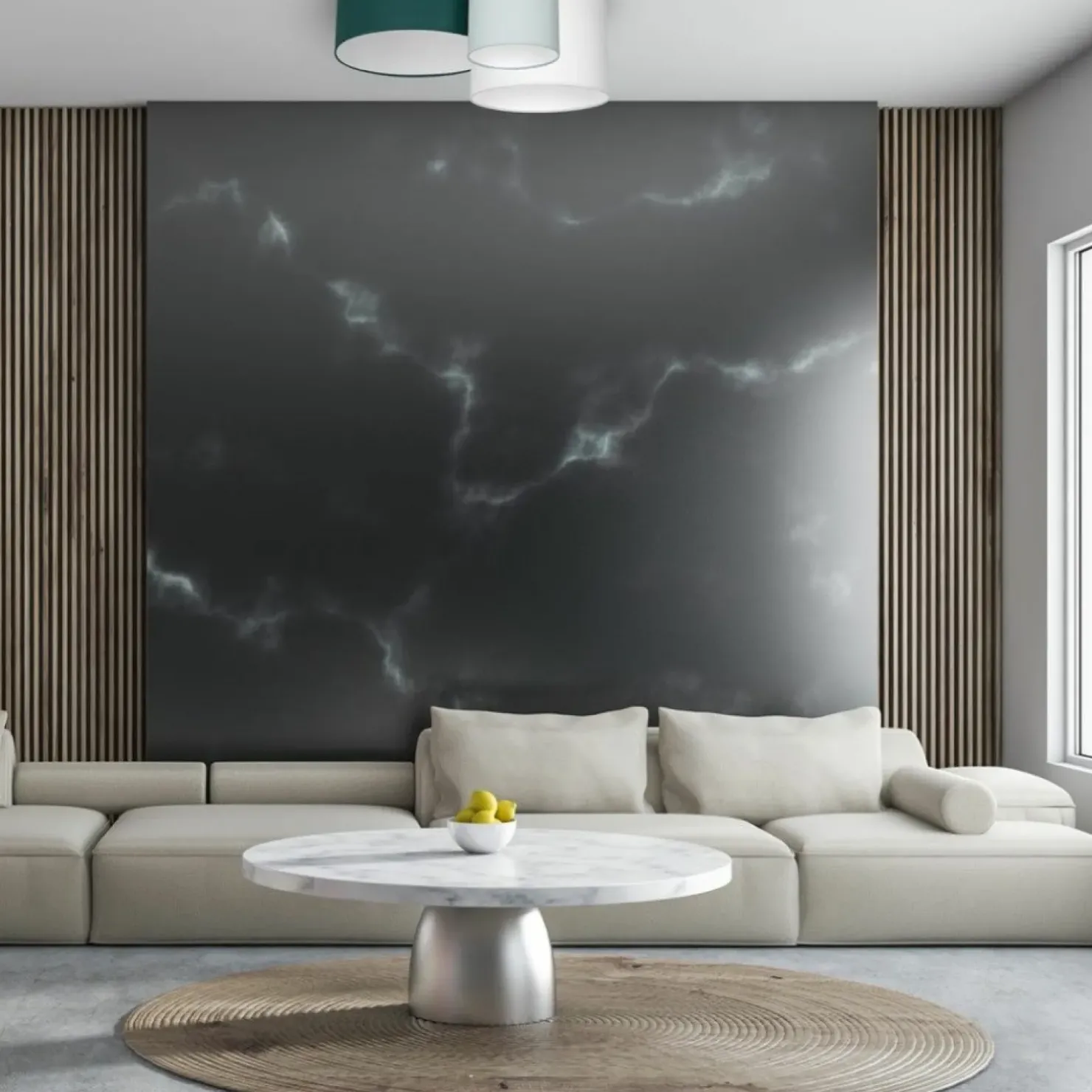 Best Sale Sklep Kaja Potrójna lampa sufitowa z kolorowymi abażurami MLP64580 z serii STAN | Kaja Oświ
