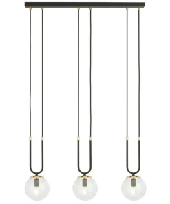 Shop Sklep Kaja Potrójna lampa wisząca do oświetlenia stołu 1114/3 GLAM | Kaja