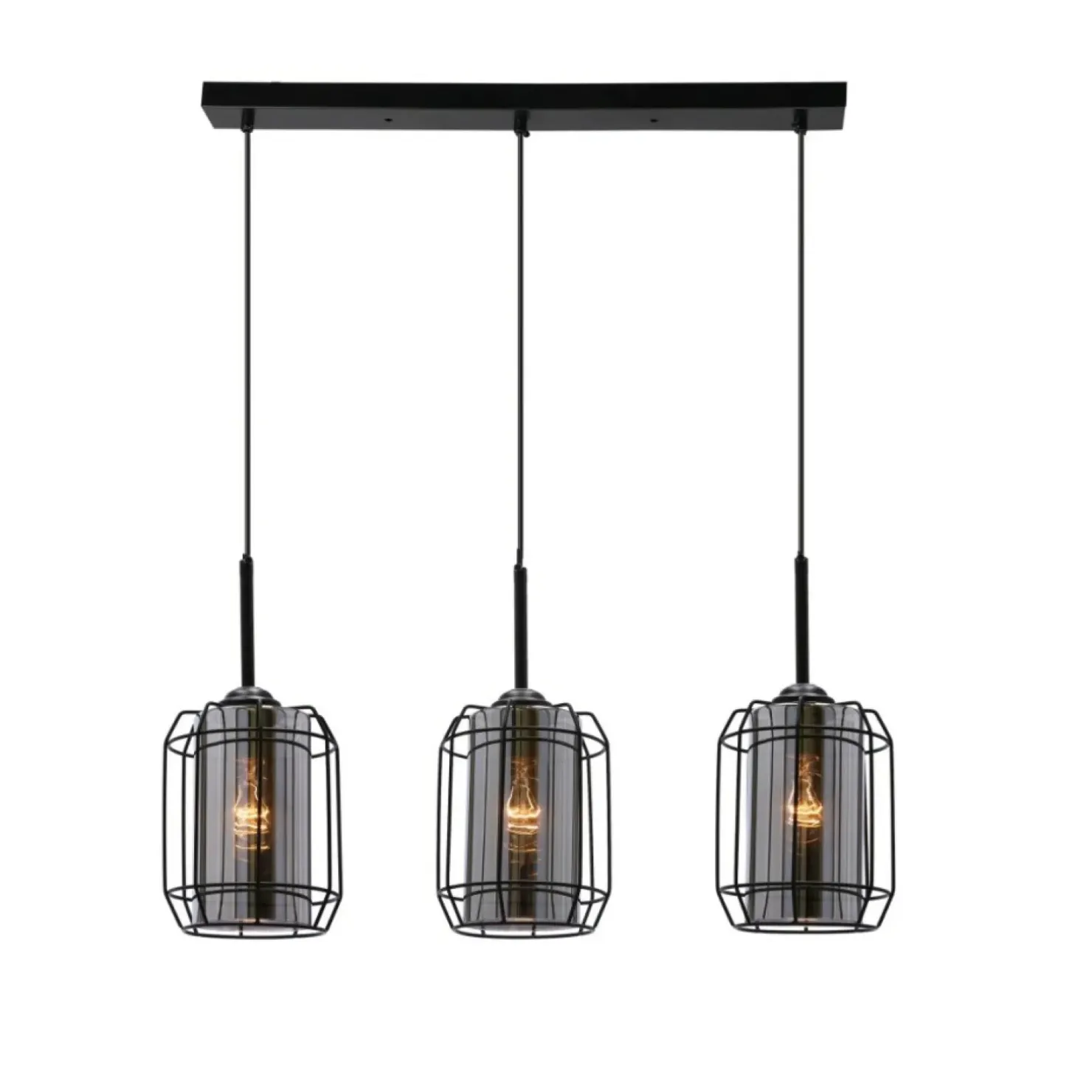 Sale Sklep Kaja Potrójna lampa wisząca na listwie, do kuchni 33-08435 z serii JONERA czarny