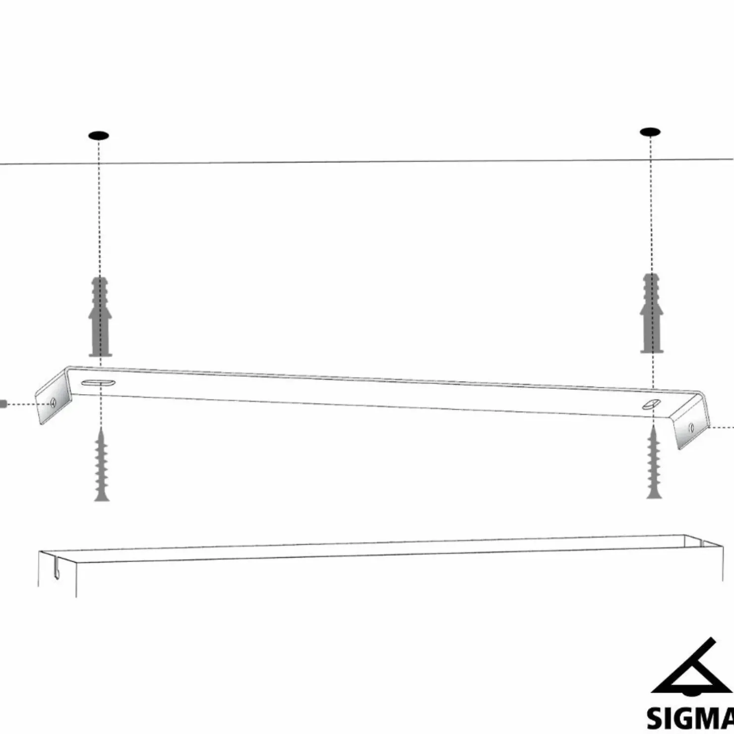 Sale Sklep Kaja Potrójna lampa wisząca na listwie, nad stół SIG 33455 FOBIA CZ/ZŁ