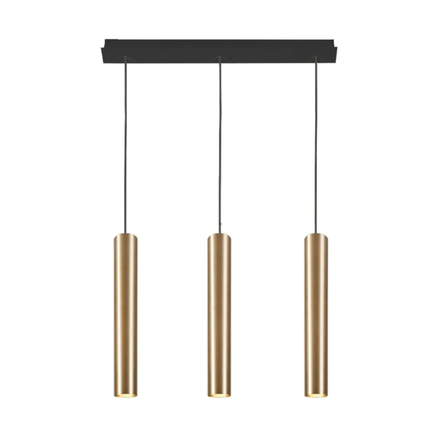 Store Sklep Kaja Potrójna lampa wisząca, w kolorze u 7863 | Kaja Oświetlenie mosiądz