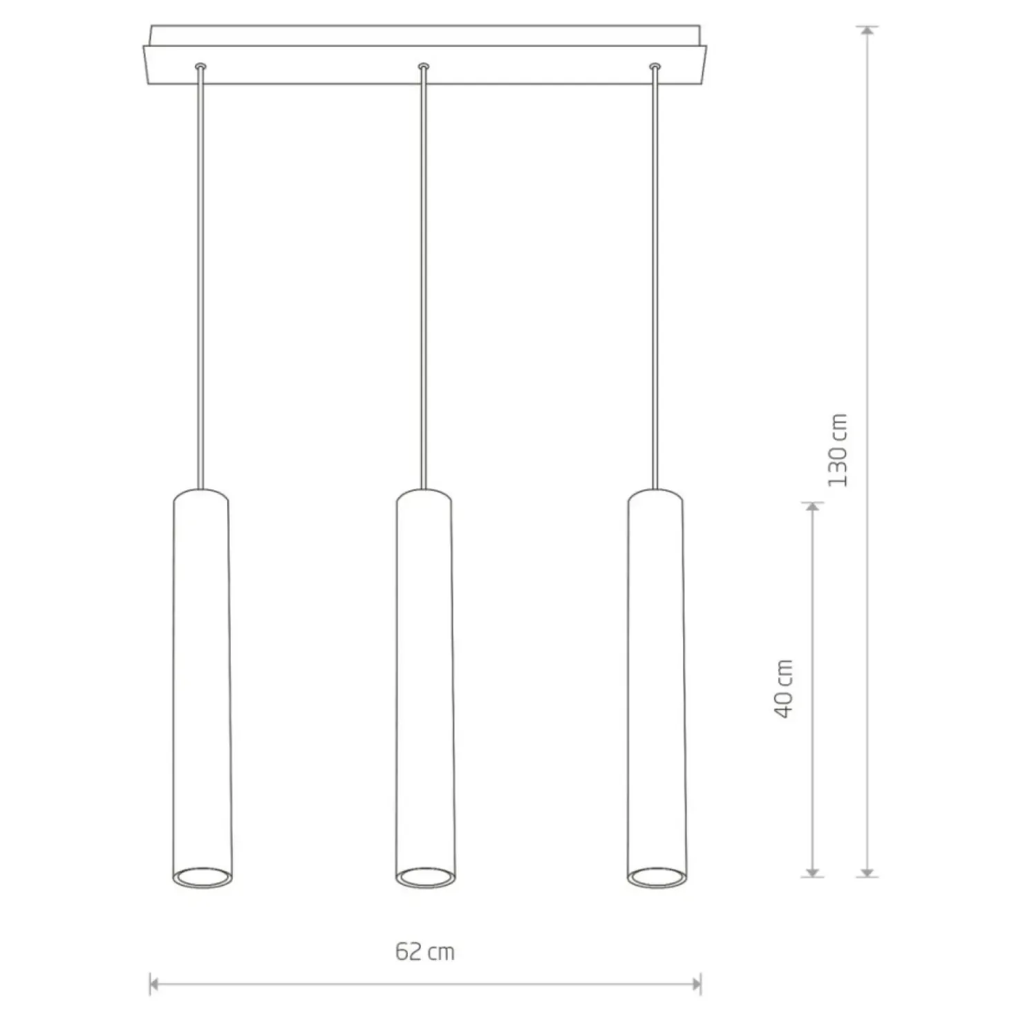 Store Sklep Kaja Potrójna lampa wisząca, w kolorze u 7863 | Kaja Oświetlenie mosiądz