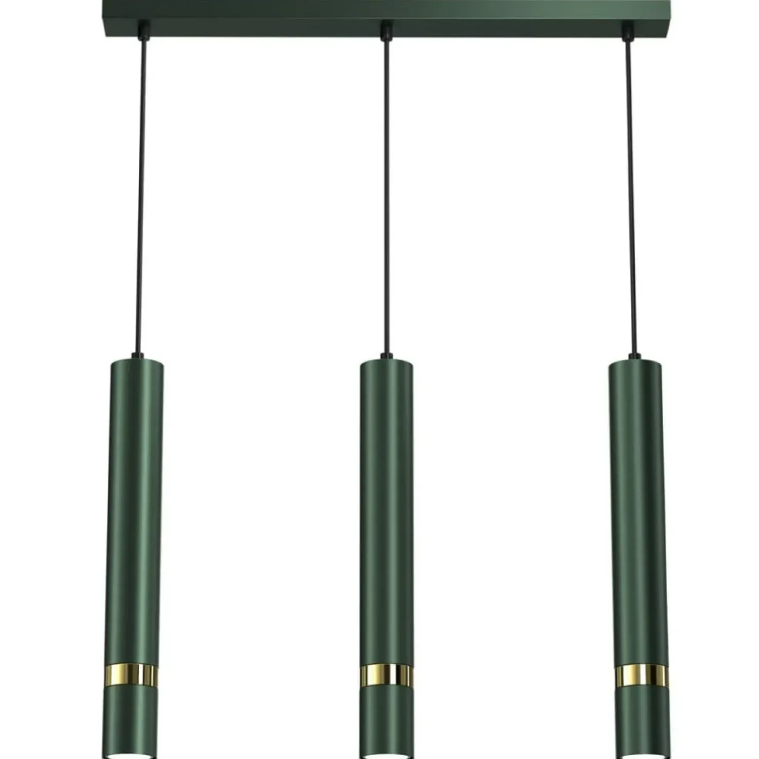 Store Sklep Kaja Potrójna lampa wisząca w kolorze zieleni MLP7721 z serii JOKER | Kaja Oświetleni