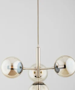 Cheap Sklep Kaja Potrójna lampa wisząca w złotym kolorze AL 63074 | Kaja