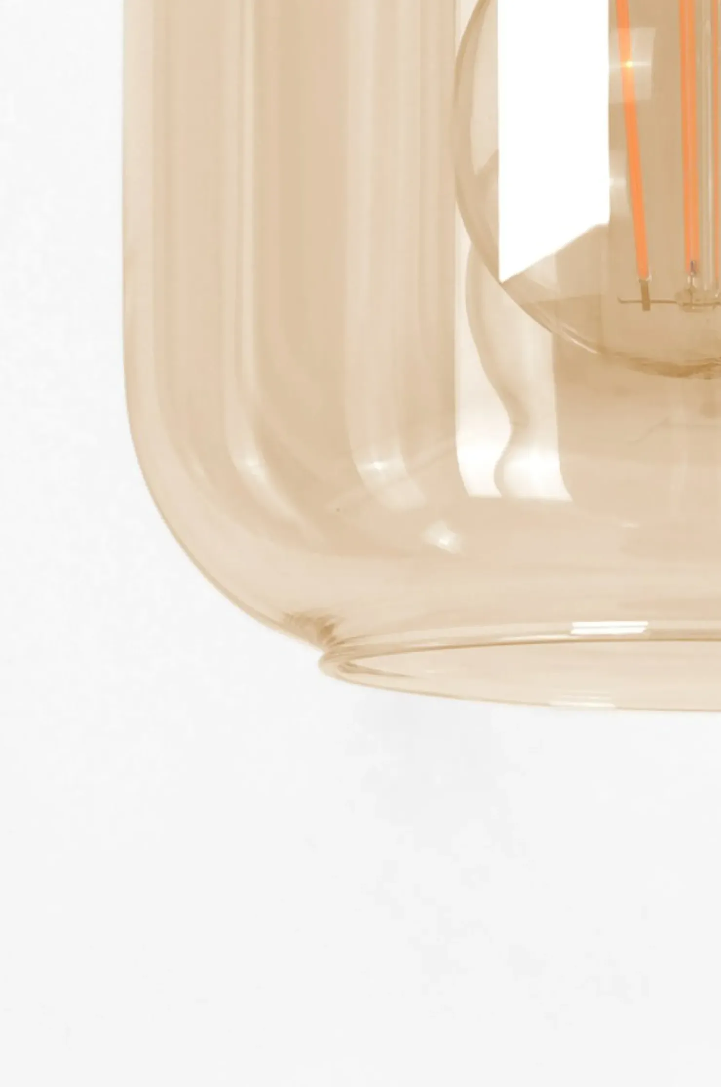 Potrójna lampa wisząca z dekoracyjnymi kloszami K-5267 z serii DOKA*Sklep Kaja Cheap